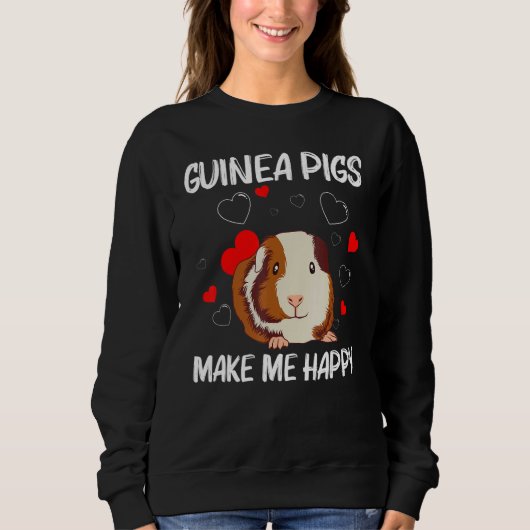Cute Guinea Pig For Men Women Guinea Pig Rodent Trui (Voorkant)