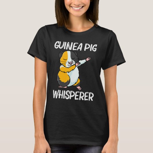 Cute Guinea Pig For Men Women Pet Animal Breed T-shirt (Voorkant)
