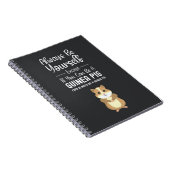 Cute Guinea Pig Gifts Funny Pet Animal Humor Team Notitieboek (Rechterzijde)