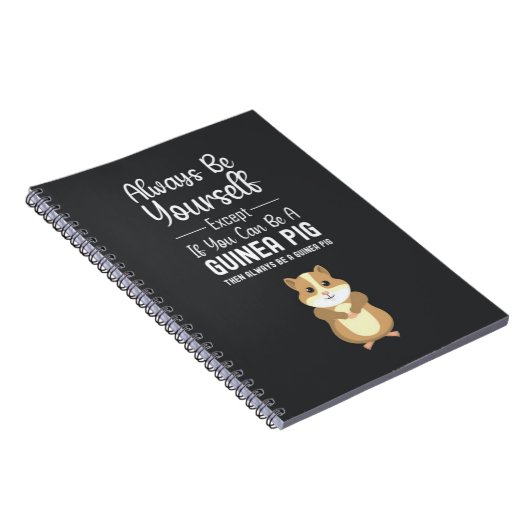 Cute Guinea Pig Gifts Funny Pet Animal Humor Team Notitieboek (Rechterzijde)
