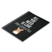 Cute Guinea Pig Gifts Pet Small Animal Lover Notitieboek (Linkerzijde)