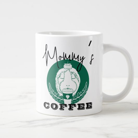 Cute Guinea Pig Grote Koffiekop (Rechts)