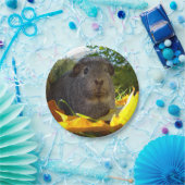 Cute Guinea Pig in Natuur Papieren Bordje (Feest)