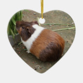 Cute Guinea Pig Keramisch Ornament (Voorkant)