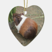 Cute Guinea Pig Keramisch Ornament (Links)