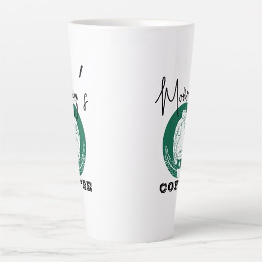 Cute Guinea Pig Latte Mok (Voorkant)