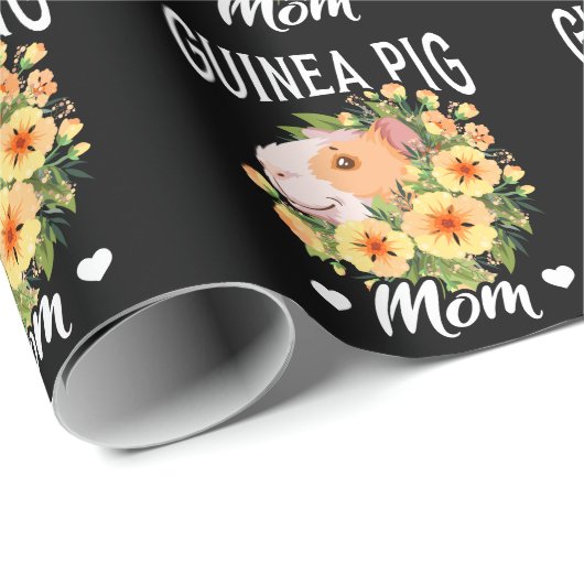 Cute Guinea Pig Ma Cadeaupapier (Rol Hoek)