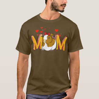 Cute Guinea Pig Mom Mommy Mother's Day Guinea Pig  T-shirt