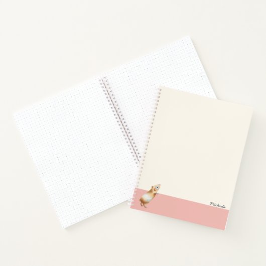 Cute Guinea Pig Notitieboek (Binnen)