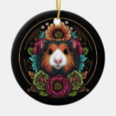 Cute Guinea Pig Ornament (Voorkant)