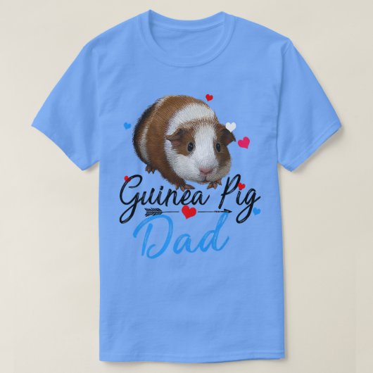 Cute Guinea Pig Pap Costume Shirt Mannen Guinee Pi (Design voorkant)