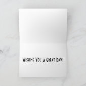 Cute Guinea Pig Party Balloons Child's Custom Kaart (Binnen)