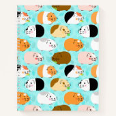 Cute Guinea Pig Pattern Notitieboek (Voorkant)