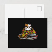 Cute Guinea Pig Read Book | Kute Pet Lover Briefkaart (Voorkant / Achterkant)