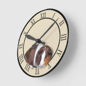 Cute Guinea Pig  Ronde Klok (Hoek)