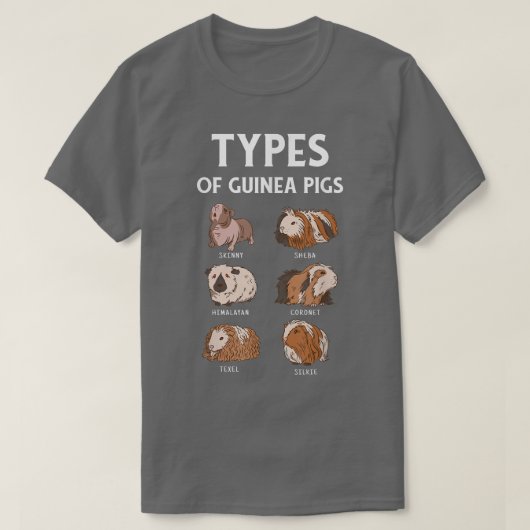 Cute Guinea Pig  T-shirt (Design voorkant)