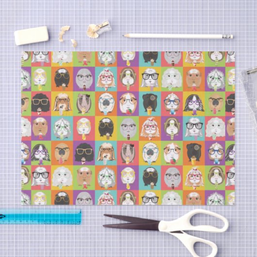 Cute Guinea Pig Tissuepapier (Craft)