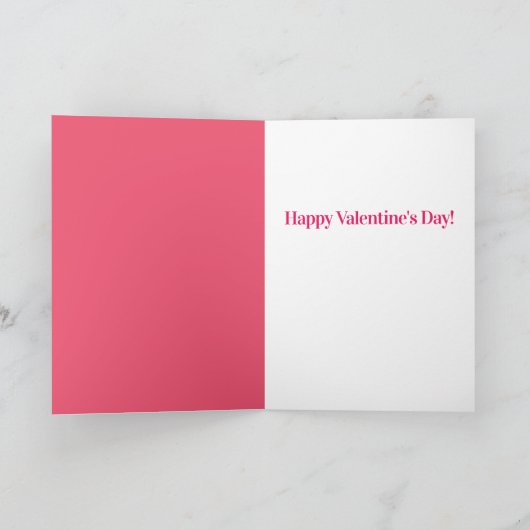 Cute Guinea Pig Valentijnsdag Feestdagen Kaart (Binnen)