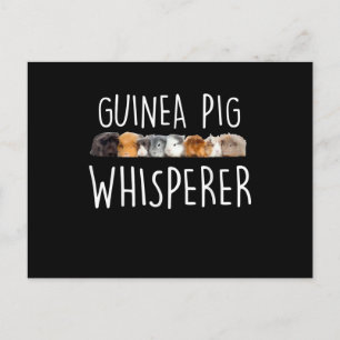 Cute Guinea Pig Whisperer Dierenvriend Gift Briefkaart