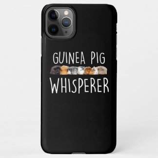 Cute Guinea Pig Whisperer Dierenvriend Gift iPhone 11Pro Max Hoesje