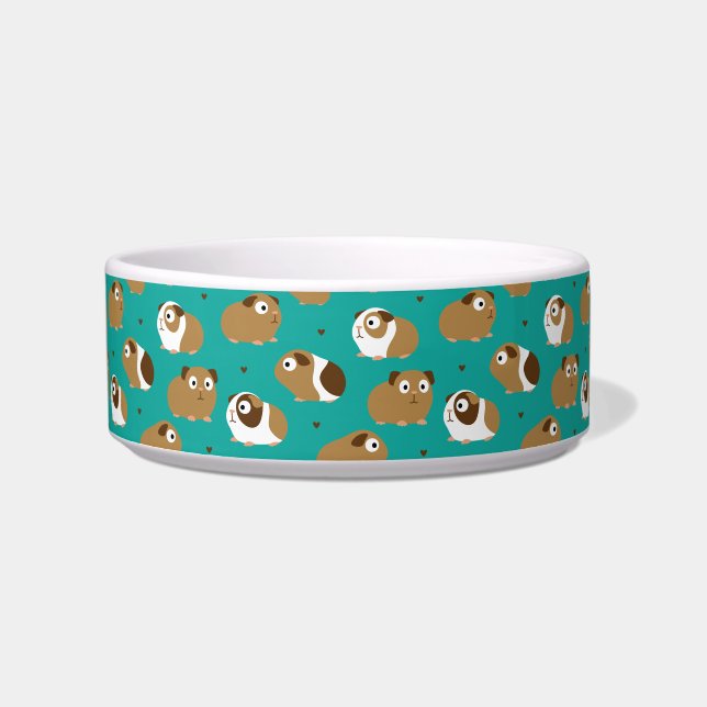Cute Guinea Pigs Bowl Voerbakje (Voorkant)