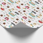 Cute Guinea Pigs Cavy Pets Cadeaupapier (Hoek)