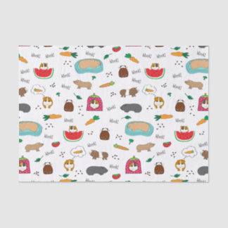 Cute Guinea Pigs Cavy Pets Tissuepapier