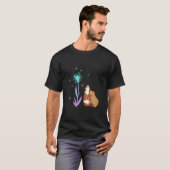 Cute Guinea Pigs Dandelions T-shirt (Voorkant volledig)