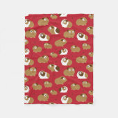 Cute Guinea Pigs Fleece Blanket (Voorkant)