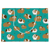 Cute Guinea Pigs Large Gift Bag Groot Cadeauzakje (Voorkant)