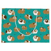 Cute Guinea Pigs Large Gift Bag Groot Cadeauzakje (Achterkant)