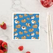 Cute Guinea Pigs Napkins Servet (Insitu)
