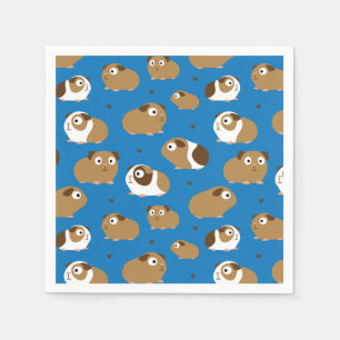 Cute Guinea Pigs Napkins Servet