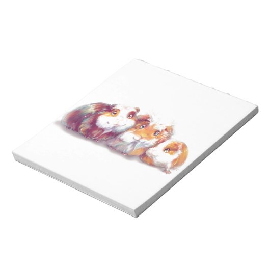 Cute Guinea Pigs Notitieblok (Linkerzijde)