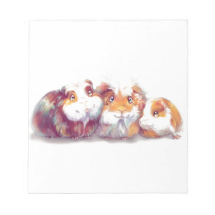 Cute Guinea Pigs Notitieblok