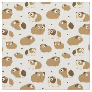 Cute Guinea Pigs Stof