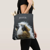 Cute Guinee Pig Chalkboard - Aangepast Tote Bag (Dichtbij)