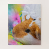 Cute Guinee Pig Pet Legpuzzel (Verticaal)