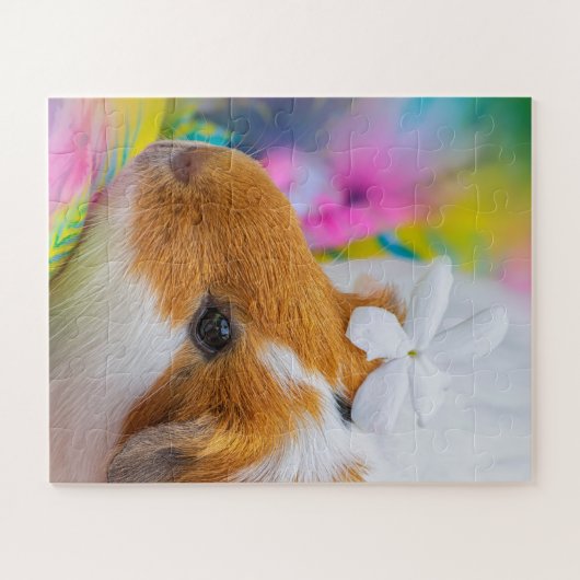 Cute Guinee Pig Pet Legpuzzel (Horizontaal)