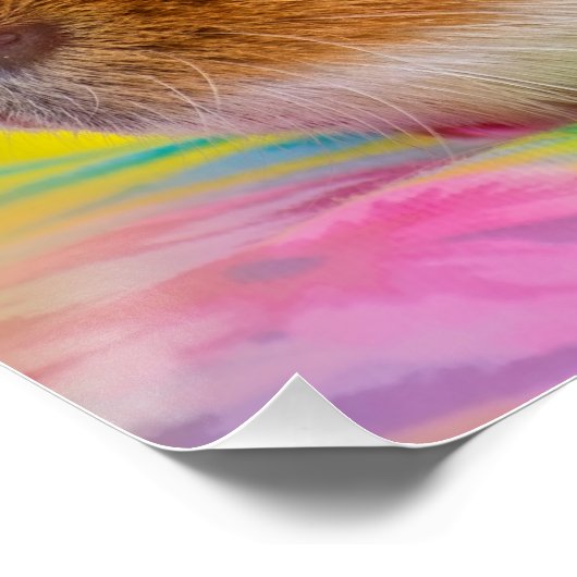 Cute Guinee Pig Pet Perfect Poster (Hoek)