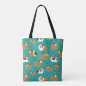 Cute Guinee Pigs Canvas tas (Achterkant)