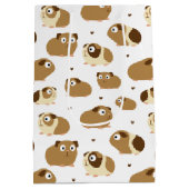 Cute Guinee Varkens Middelgrote Gift Bag Medium Cadeauzakje (Achterkant)