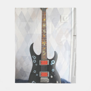 Cute Guitar Fleece Deken