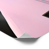 CUTE GUITAR MET POSTER PINKROSES (Hoek)