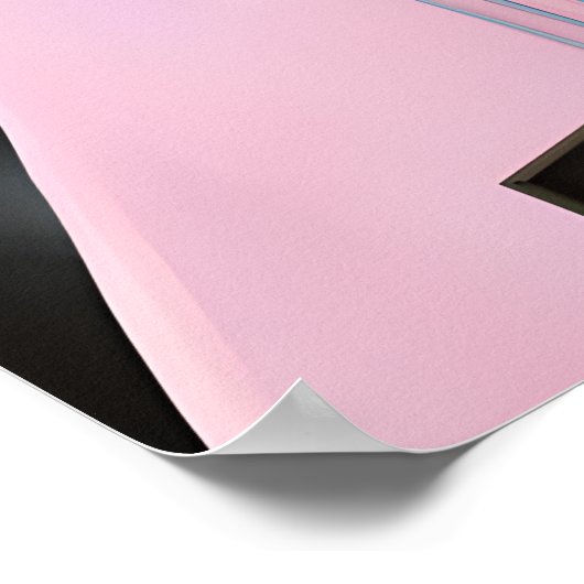 CUTE GUITAR MET POSTER PINKROSES (Hoek)