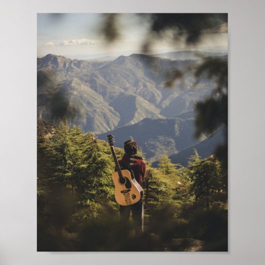 Cute Guitar Poster (Voorkant)