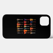 Cute Guitar Rock en Roll Musical Instruments Gift Case-Mate iPhone Case (Achterkant (horizontaal))
