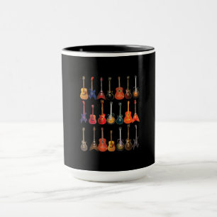 Cute Guitar Rock en Roll Musical Instruments Gift Mok