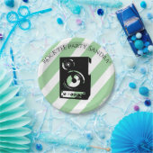 Cute Guitar Rock en Roll Musical Instruments Papieren Bordje (Feest)