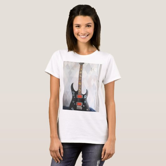 Cute Guitar T-shirt (Voorkant volledig)